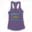 Ippove Kanna Katudhey Women's Racerback Tank in Solid Purple Rush Color